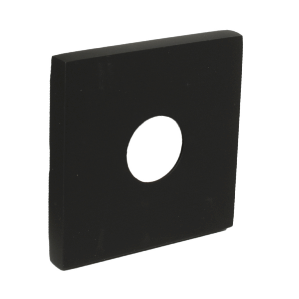 Rosetta Quadra a Pressione 276 d.50x50x5h AISI304 Nero Opaco | Fimet Maniglie